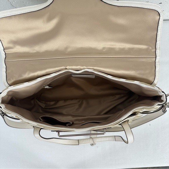 Coach Taylor Zebra Print Marlin Flap Satchel Shoulder Bag - Picture 11 of 15